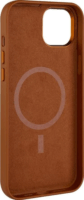 Fixed MagLeather Samsung Galaxy S25 Telefon tok - Barna