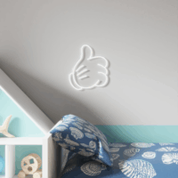 Yellowpop Disney Falra akasztható USB Neon LED Dekorációs lámpa - Like kesztyű