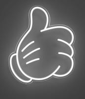 Yellowpop Disney Falra akasztható USB Neon LED Dekorációs lámpa - Like kesztyű