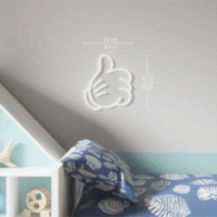 Yellowpop Disney Falra akasztható USB Neon LED Dekorációs lámpa - Like kesztyű