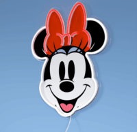 Yellowpop Disney Falra akasztható USB Neon LED Dekorációs lámpa - Minnie egér fej
