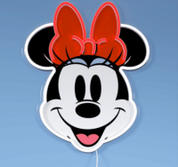 Yellowpop Disney Falra akasztható USB Neon LED Dekorációs lámpa - Minnie egér fej