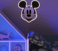 Yellowpop Disney Falra akasztható USB Neon LED Dekorációs lámpa - Mickey egér fej