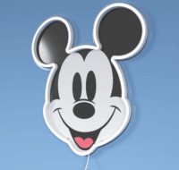 Yellowpop Disney Falra akasztható USB Neon LED Dekorációs lámpa - Mickey egér fej