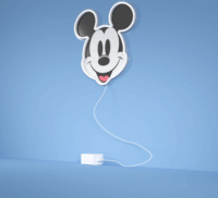 Yellowpop Disney Falra akasztható USB Neon LED Dekorációs lámpa - Mickey egér fej