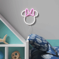 Yellowpop Disney Falra akasztható USB Neon LED Dekorációs lámpa - Minnie körvonal