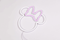 Yellowpop Disney Falra akasztható USB Neon LED Dekorációs lámpa - Minnie körvonal
