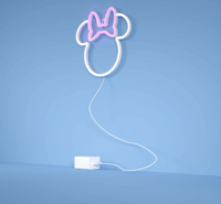 Yellowpop Disney Falra akasztható USB Neon LED Dekorációs lámpa - Minnie körvonal