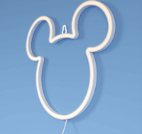 Yellowpop Disney Falra akasztható USB Neon LED Dekorációs lámpa - Mickey körvonal