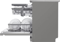 LG DF365FPS Szabadonálló mosogatógép 60cm 14 teríték - Ezüst