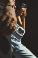 Decoded Loop Stand BackCover iPhone 15 Pro Hátlapvédő telefon tok - Átlátszó