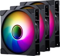 Phanteks M25 Gen2 140mm D-RGB PWM Fordított légáramlású Rendszerhűtő Ventilátor 3db - Fekete