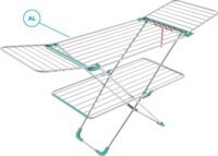 Colombo ST797 Double Összecsukható Ruhaszárító állvány 174 x 132 x 56 cm - Zöld