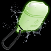 Catalyst AirPods Gen1/2 Sötétben világító Vízálló fülhallgató védőtok - Zöld