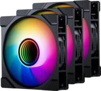 Phanteks M25 Gen2 120mm D-RGB PWM Fordított légáramlású Rendszerhűtő ventilátor 3 db - Fekete