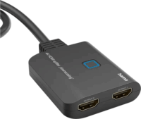 Hama 00205284 HDMI Splitter - Fekete (1 PC - 2 Kijelző)