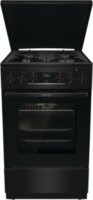Gorenje MEKS5141BM 4 zónás szabadonálló Kombinált Gáz/Elektromos Tűzhely - Fekete