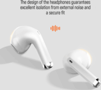 Colorway TWS-2 Bluetooth Fülhallgató Headset Töltőtokban - Fehér