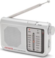 Aiwa RS-55SL Hordozható AM/FM Zsebrádió fülhallgatóval - Szürke