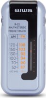 Aiwa R-22SL Hordozható FM Zsebrádió - Szürke