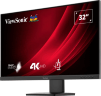 ViewSonic 32" VG3208 4K 16:9 VA Monitor - Fekete