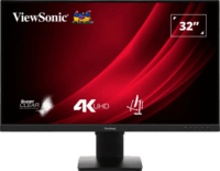 ViewSonic 32" VG3208 4K 16:9 VA Monitor - Fekete