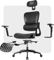 Huzaro Combat 7.9 Mesh Gamer szék - Fekete