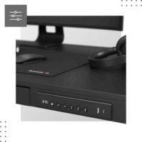 Huzaro MA-Leader 8.2 Elektromosan állítható Gamer asztal 120 x 60 x 72-118 cm - Fekete