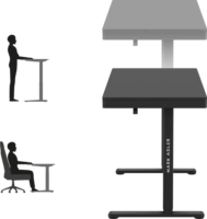 Huzaro MA-Leader 8.2 Elektromosan állítható Gamer asztal 120 x 60 x 72-118 cm - Fekete