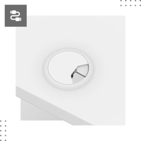 Huzaro MA-Leader 7.6 Elektromosan állítható Gamer asztal 160 x 80 x 72-118 cm - Fehér