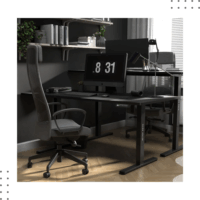 Huzaro MA-Leader 7.6 Elektromosan állítható Gamer asztal 160 x 80 x 72-118 cm - Fekete