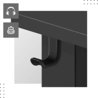 Huzaro MA-Leader 7.6 Elektromosan állítható Gamer asztal 160 x 80 x 72-118 cm - Fekete