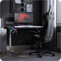 Huzaro Hero 2.6 Állítható Gamer asztal 120 x 60 x 56-79 cm - Fehér