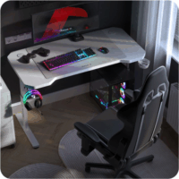 Huzaro Hero 2.6 Állítható Gamer asztal 120 x 60 x 56-79 cm - Fehér