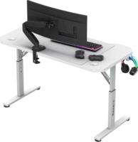 Huzaro Hero 2.6 Állítható Gamer asztal 120 x 60 x 56-79 cm - Fehér