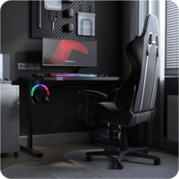 Huzaro Hero 2.6 Gamer asztal 120 x 60 x 56-79 cm - Fekete