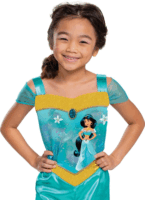 Godan Aladdin Jázmin hercegnő jelmez lányoknak - 110-122 cm