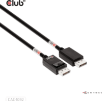 Club 3D CAC-1092 Displayport 2.1 apa - Displayport 2.1 apa Kábel 1.6m - Fekete