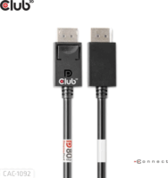 Club 3D CAC-1092 Displayport 2.1 apa - Displayport 2.1 apa Kábel 1.6m - Fekete