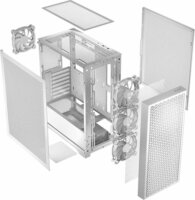 Logic DART PRO Midi Torony Számítógépház - Fehér