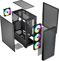 Logic DART PRO ARGB Midi Torony Számítógépház - Fekete