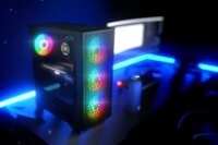 Logic DART PRO ARGB Midi Torony Számítógépház - Fekete