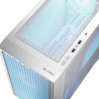 Logic DART PRO ARGB Mini Torony Számítógépház - Fehér