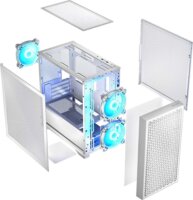 Logic DART PRO ARGB Mini Torony Számítógépház - Fehér