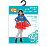 Godan Super Girl jelmez lányoknak - 120-130 cm