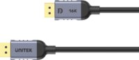 Unitek DisplayPort 2.1 apa - DisplayPort 2.1 apa Kábel 1.5m - Fekete
