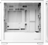 Asus A23 Plus Midi Torony Számítógépház + 4db 120mm ARGB ventilátor - Fehér