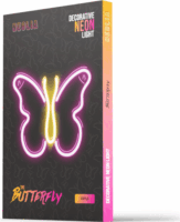 Neolia RTV100306 Falra akasztható LED dekorációs lámpa - Pillangó forma