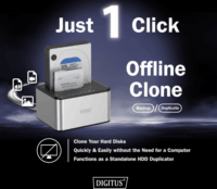 Digitus DA-71540-2 HDD Dokkoló állomás (USB 3.0 - SATA)