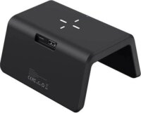 Havit W320 6 az 1-ben Vezeték nélküli Töltő + Digitális óra 10W - Fekete